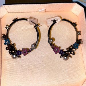Copy - Juicy Couture Midnight Garden Hoops